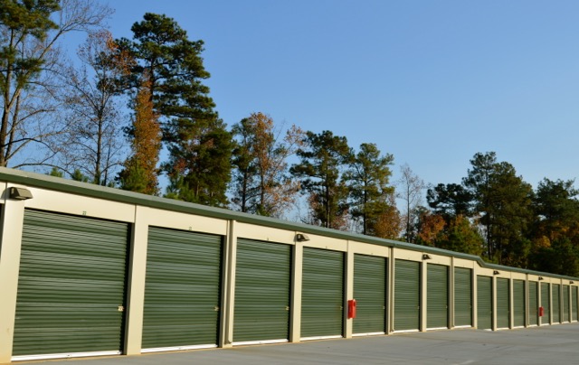 View of outdoor storage units at Ample Storage of Atlantic Avenue facility.