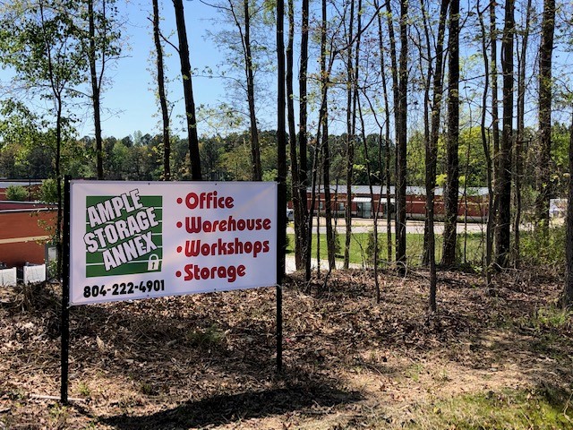 View of signage at Oakley Business Center facility.