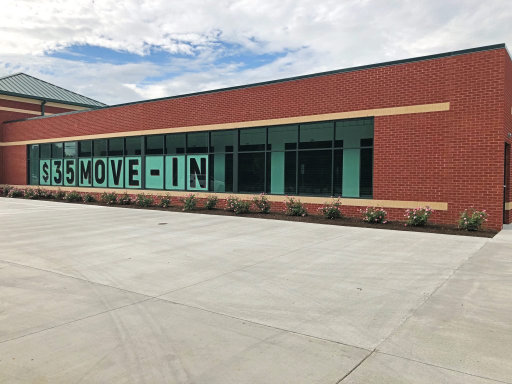 View of exterior of Ample Storage Rocky Mount facility.