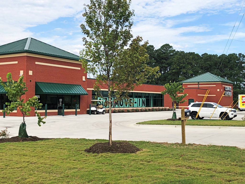 View of exterior of Ample Storage Rocky Mount facility.