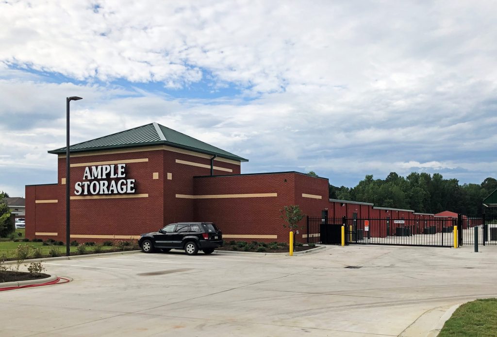 View of exterior of Ample Storage Rocky Mount facility.