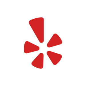 Yelp logo.