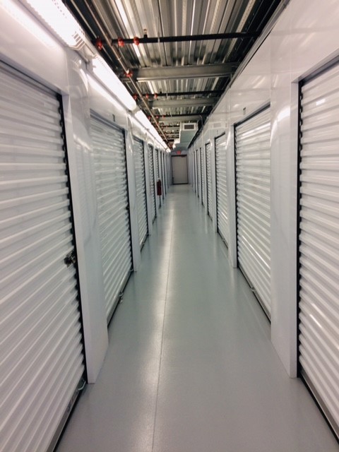 View of indoor storage units at Ample Storage Laburnum facility.