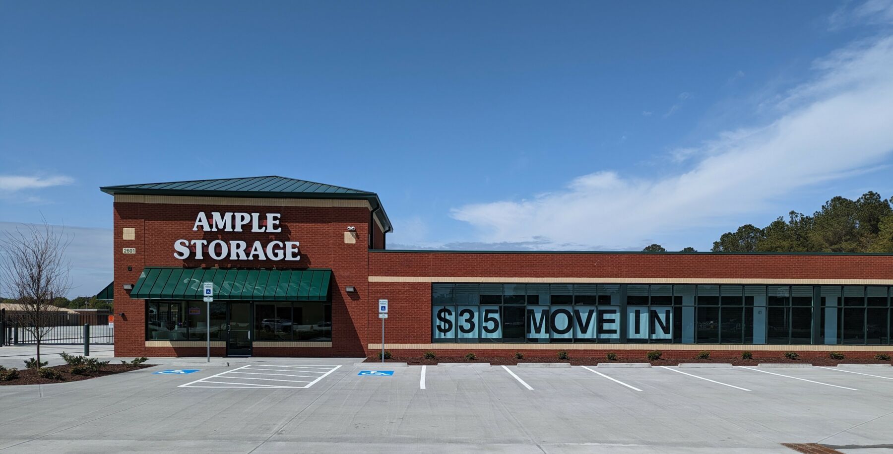 Exterior view of Ample Storage Florence facility.